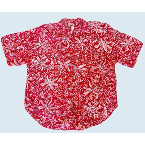 Vintage CALIFORNIA KRUSH Hawaiian 1980s Shirt Size Medium - Picture 2 of 8